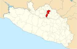 Mexico Guerrero Iguala location map